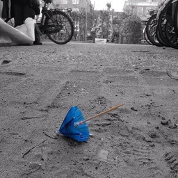 Paper Lost Umbrella. Amsterdam. March 28. 2014